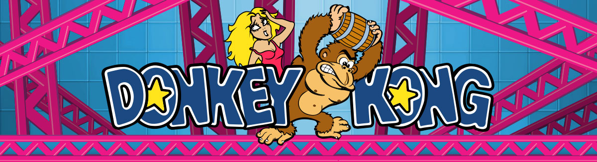 Stickersmith Donkey Kong Jr. Arcade Side Art – 2pc Set, Correct Colors