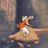 Dragon's Lair - Amiga Animations - Wood Walkways