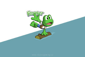 Frogger Wallpaper - Log Jump